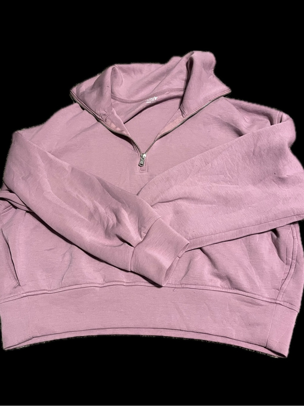 Old Navy Dusty Pink Half-Zip Turtleneck Pullover